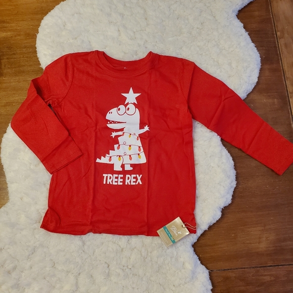 TStars Tree Rex red long sleeve t-shirt - Picture 5 of 9